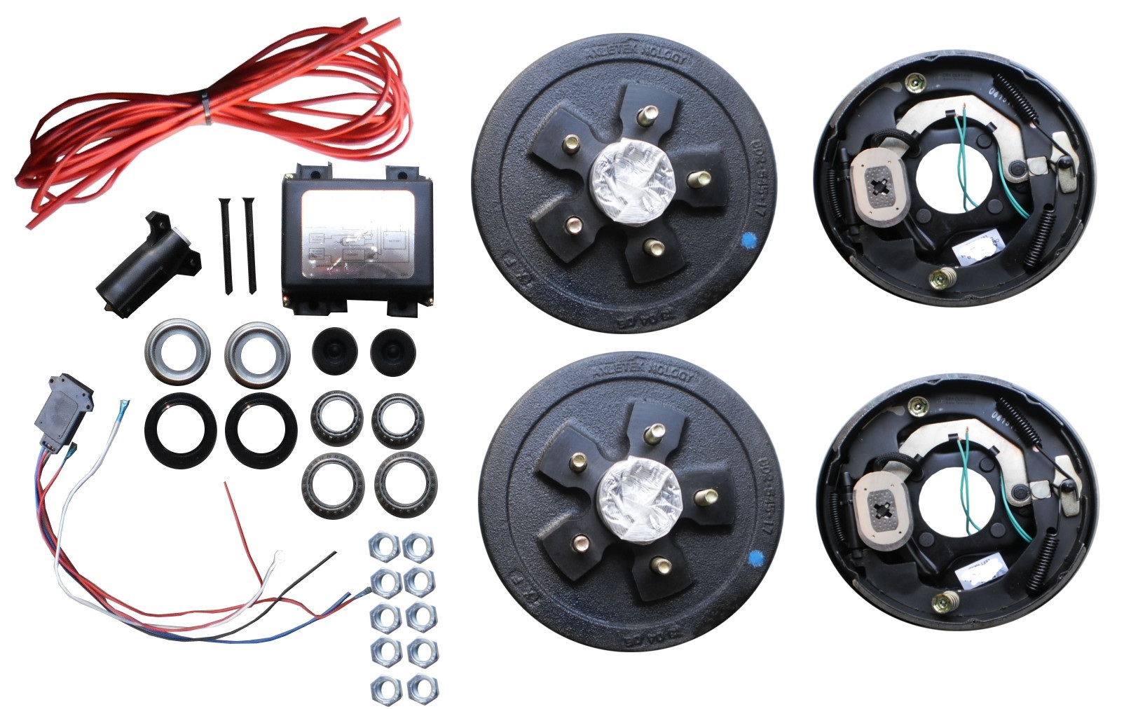 Dual Trailer Axle Kit With Brakes